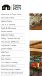 Mobile Screenshot of casaverdepaint.com